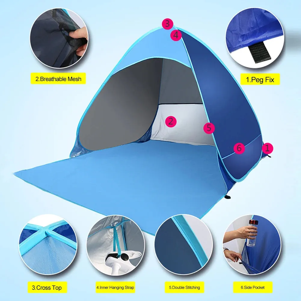 Beach Tent UV 50  Automatically Popping Outdoor Tent