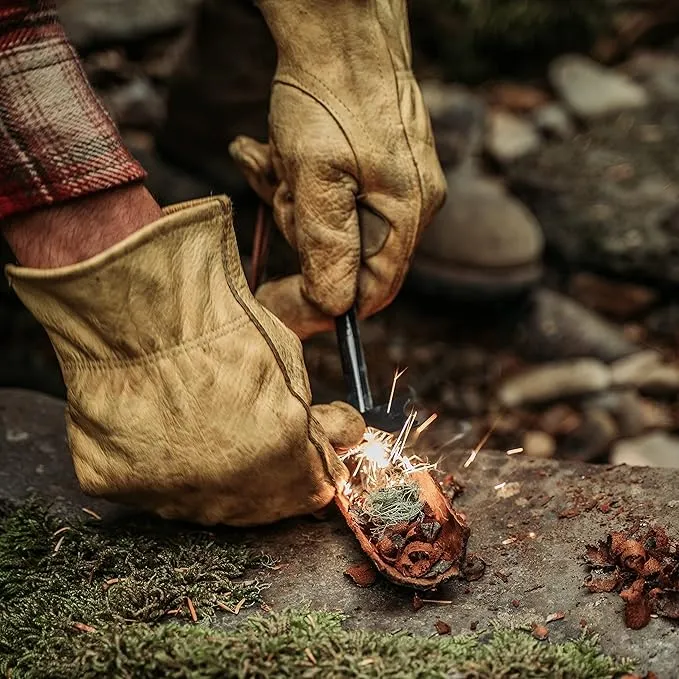 überleben Fire Starter for Survival - Waterproof Flint and Steel - Camping Fire Starter