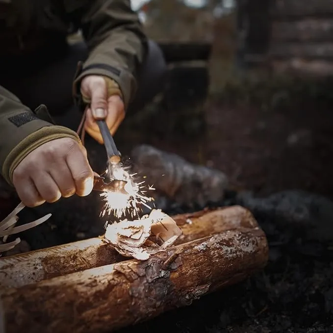 überleben Fire Starter for Survival - Waterproof Flint and Steel - Camping Fire Starter