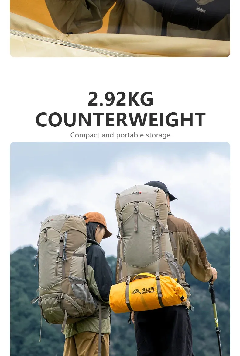 BISINNA 4 Season Camping Tent With Snow Skirt 2 Person Double Layer Aluminum Pole Tent for Outdoor Backpack Picnic Hiking