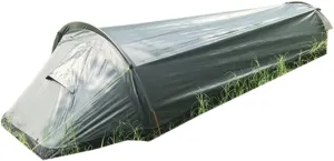 Bivy Tent Single Person Sleeping Backpacking Bivvy Tent Watertight Survival Sleeping Bag Camping Bivvy Tent for Outdoor