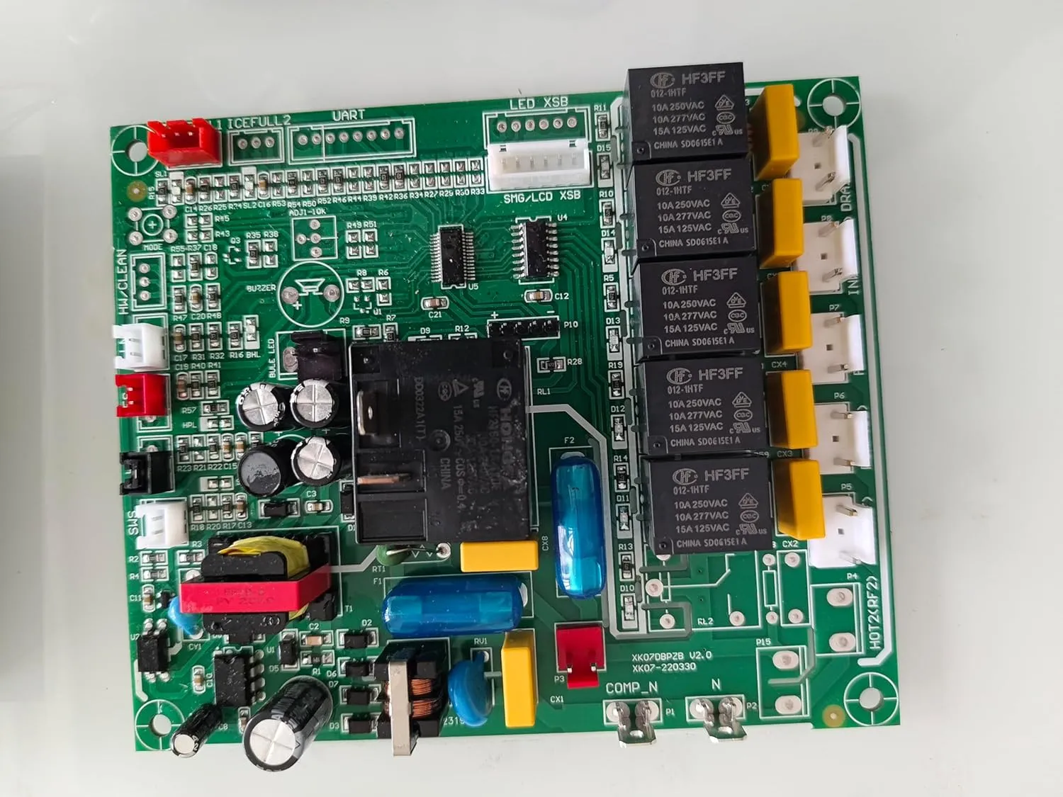 Blue Touch Screen ice Makers Control Board Compatible with Vevor, Cotlin, Coolski etc Brand Machine, with Main Board, Display, and sensors Included