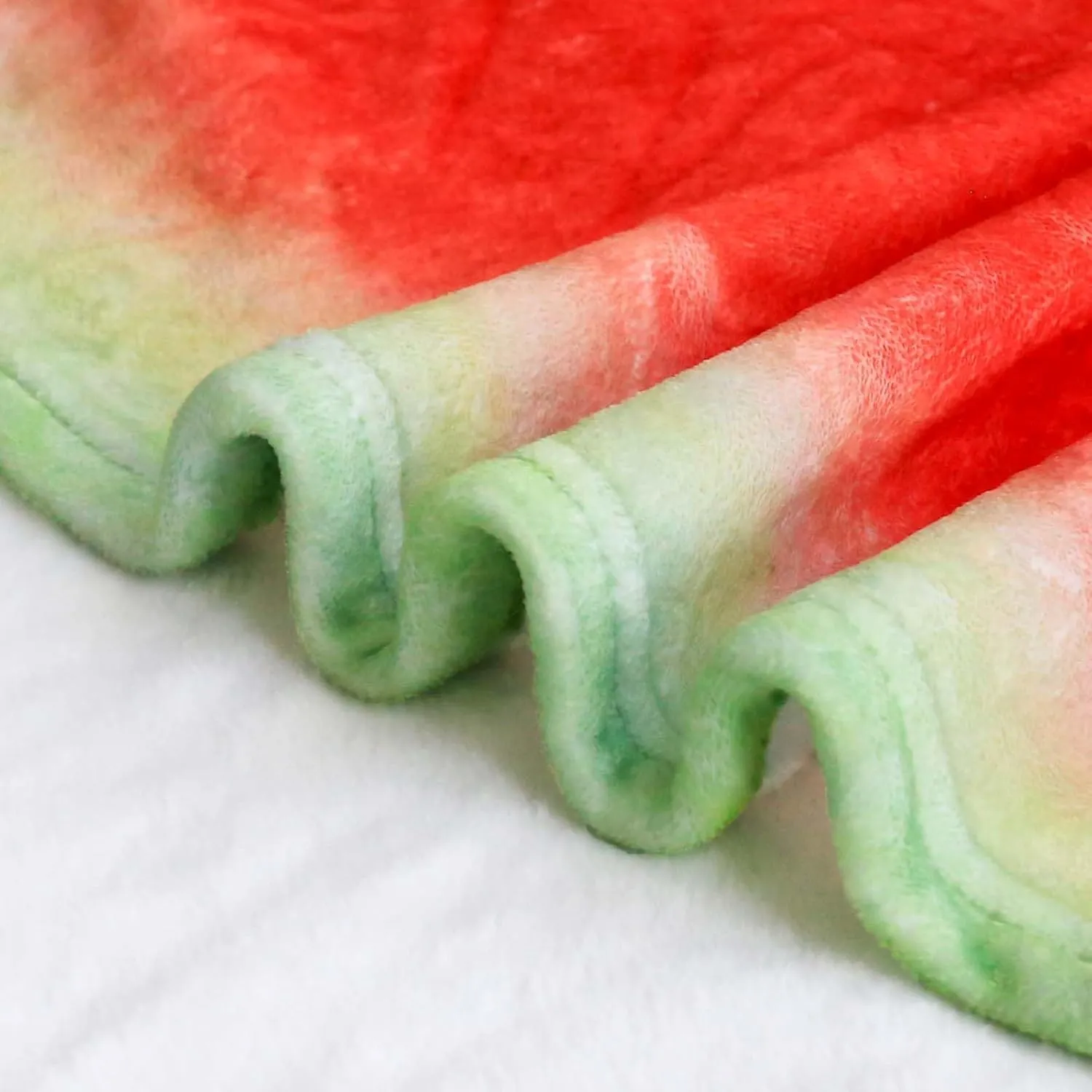 Bnuitland 71 Inches Watermelon Funny Throw Blanket, 300 GSM Giant Realistic Novelty Fruit Print Blanket Gift for Adults and Kids, Super Soft Flannel Throw for Sofa,Bed,Travel