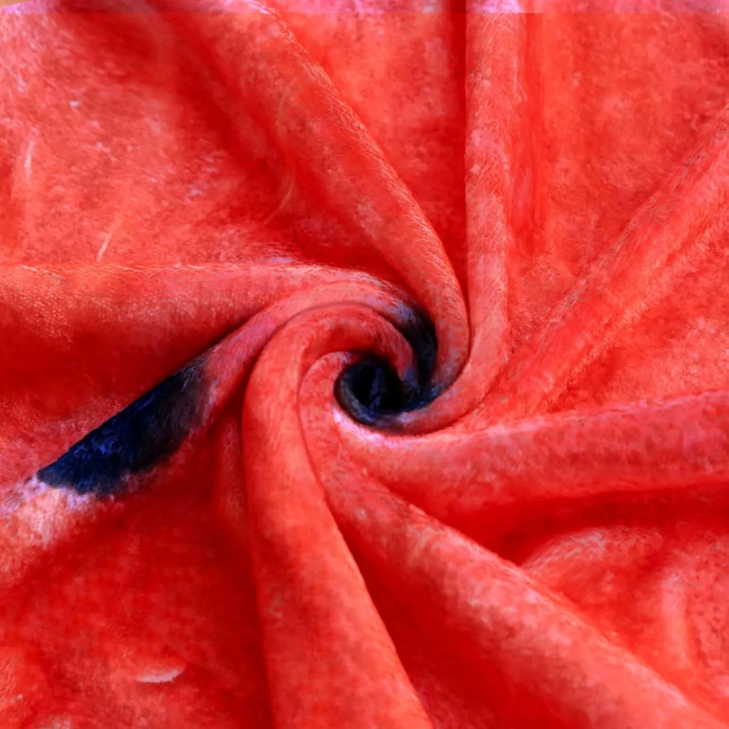 Bnuitland 71 Inches Watermelon Funny Throw Blanket, 300 GSM Giant Realistic Novelty Fruit Print Blanket Gift for Adults and Kids, Super Soft Flannel Throw for Sofa,Bed,Travel