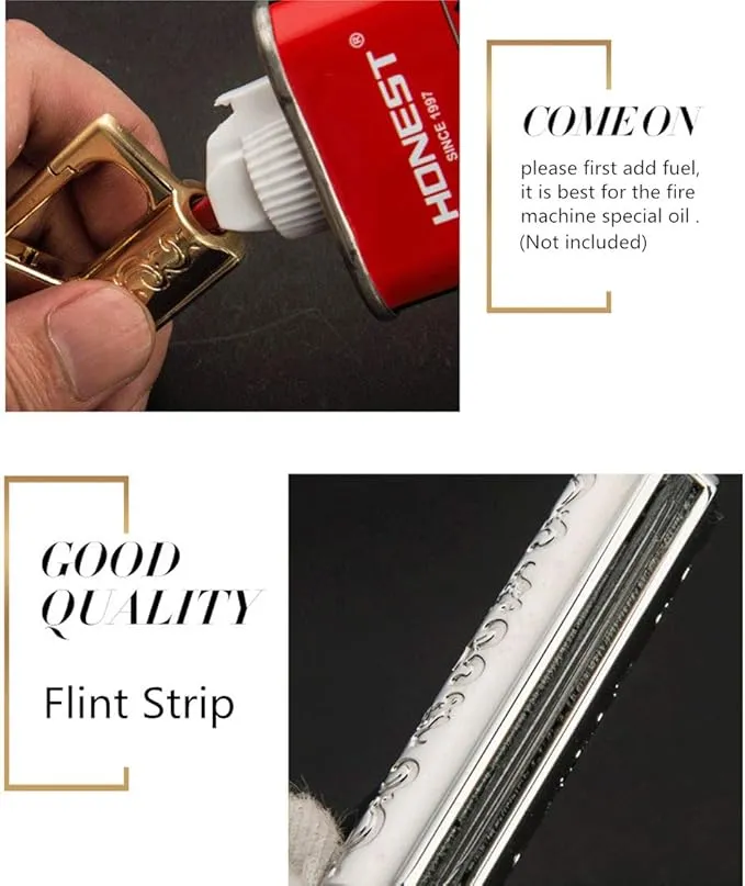 BOLLAER Outdoor Survival Fire Starter, Metal Matchstick Keychain Lighter, Emergency Hiking Survival Camping Fire Starter Flint Metal Match, Outdoor Survival Enthusiast Best Gift