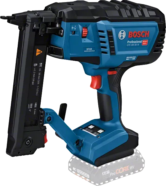 Bosch GTH 18V-38 M Professional Cordless Wood Stapler 0601482500
