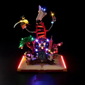 BrickSoul LED Light Kit Compatible with The Evolution of STEM Leg0 21355 Set,Ultimate Lighting Solution to Brighten Your Building Block Creations,No Leg0 Blocks (Classic Version)