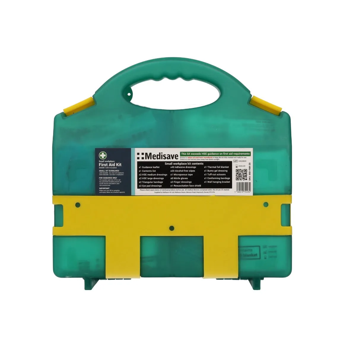 BS8599-1:2019 Workplace First Aid Kit - Small