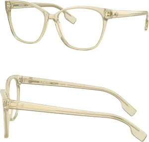 BURBERRY BE2345 Square Shape Acetate Eyeglasses with eSHADES Luxury Eyewear Kit Bundle