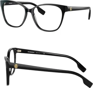 BURBERRY BE2345 Square Shape Acetate Eyeglasses with eSHADES Luxury Eyewear Kit Bundle