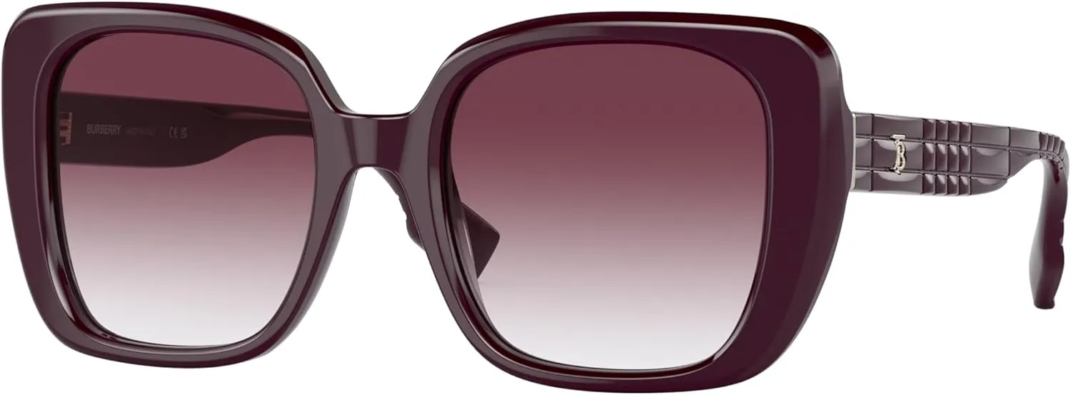 BURBERRY Helena BE4371 Square Sunglasses for Women   BUNDLE With Designer iWear Complimentary Eyewear Kit