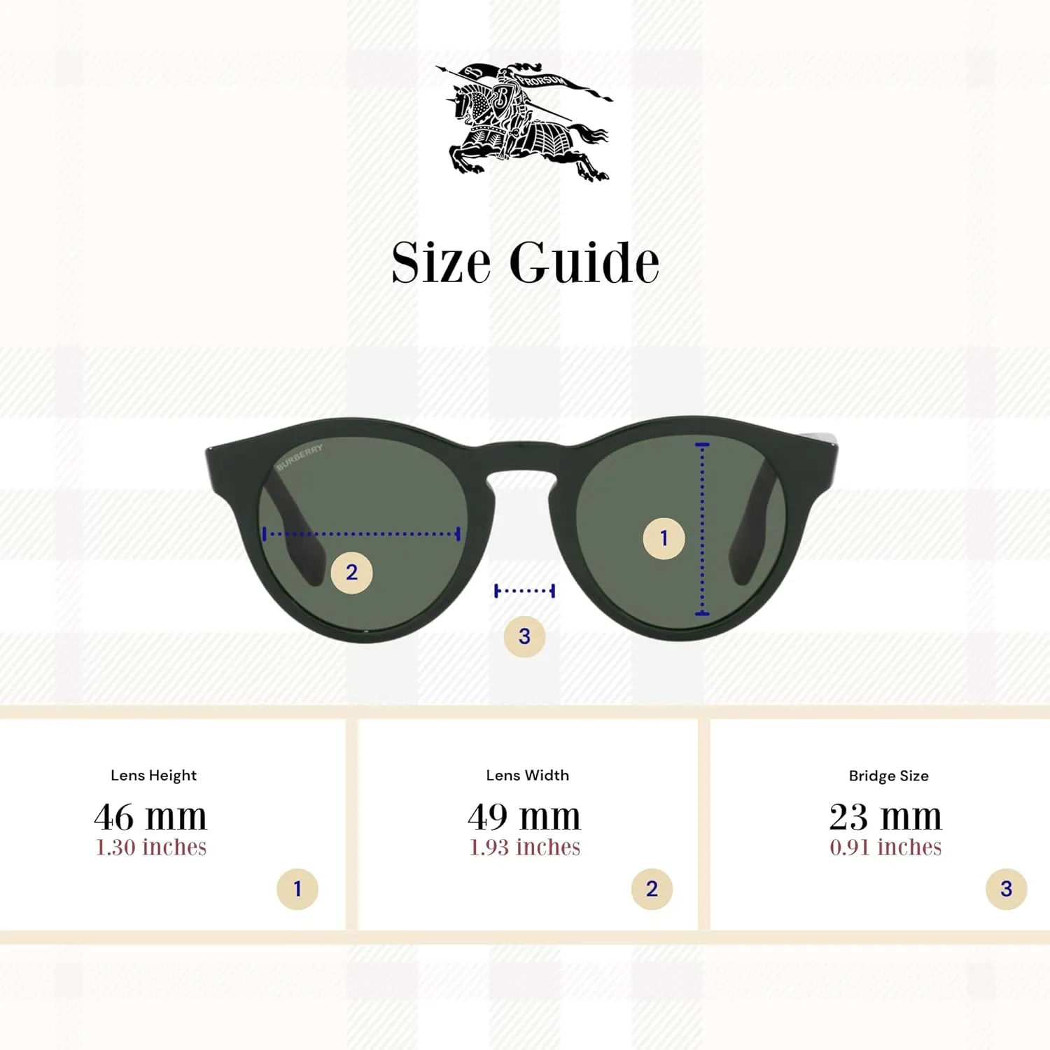 BURBERRY Reid BE4359 Round Sunglasses for Men   BUNDLE With Designer iWear Eyewear Kit
