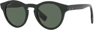 BURBERRY Reid BE4359 Round Sunglasses for Men   BUNDLE With Designer iWear Eyewear Kit