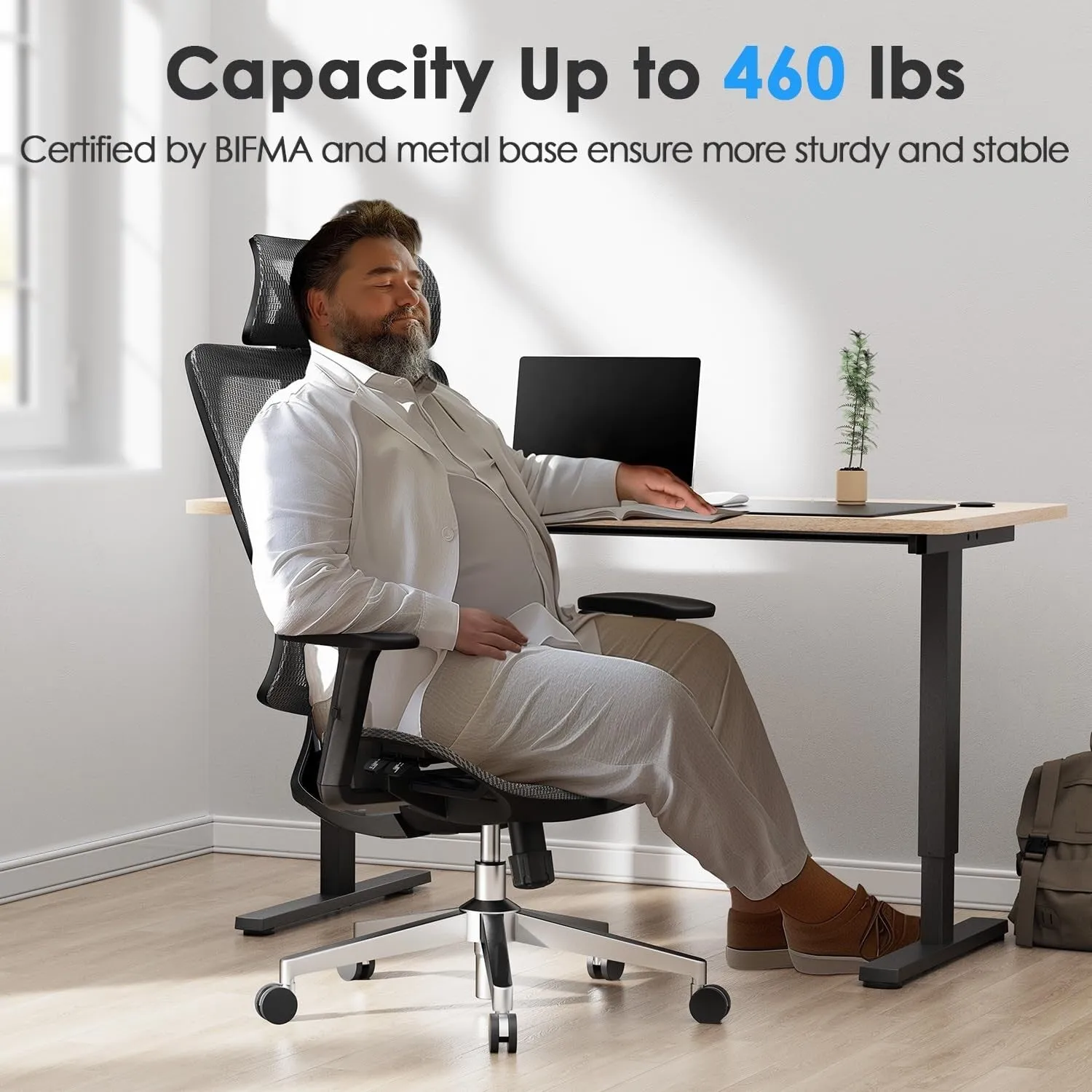 CabeVibe Ergonomic Home Office Desk Chair Breathable Mesh Chair Task Computer Chair - OdinLake