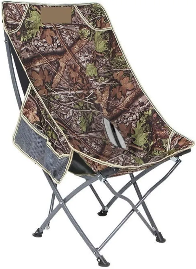 Camping Chair Camp Chair Ultralight Folding Camping Chair with Backrest Leisure Beach Seat with Mesh External Hanging Bag Portable Backpack Chair Folding Chairs Outdoor Fishing Chair (Color