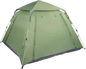 Camping Tent 4 Person, 4 Person Easy Pop Up Tent, Waterproof Tents for Camping, Family Tents Easy Set Up Tent, Lightweight for Camping, Traveling, Hiking, Outdoor, Green