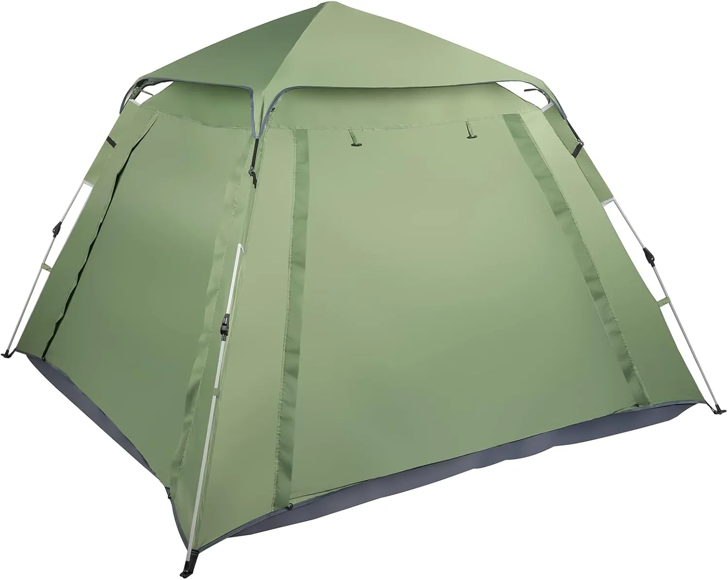 Camping Tent 4 Person, 4 Person Easy Pop Up Tent, Waterproof Tents for Camping, Family Tents Easy Set Up Tent, Lightweight for Camping, Traveling, Hiking, Outdoor, Green
