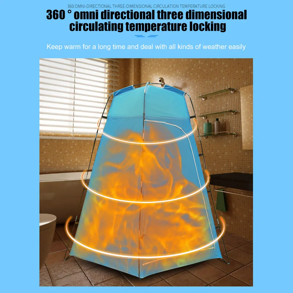 Camping Tent Household Privacy Folding Waterproof Up Movable Sun