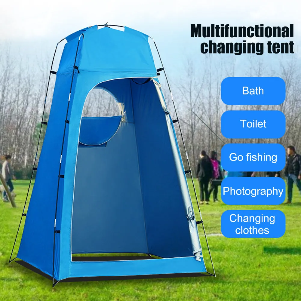 Camping Tent Household Privacy Folding Waterproof Up Movable Sun