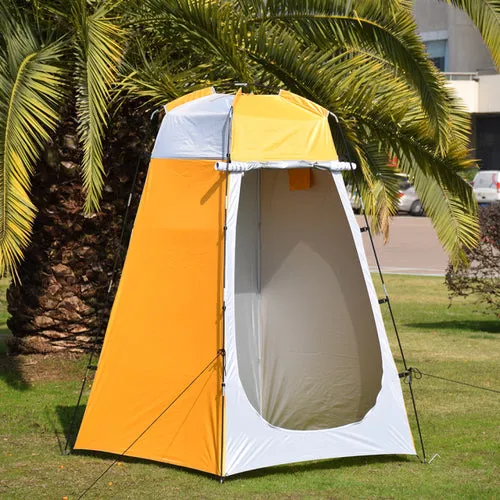 Camping Tent Household Privacy Folding Waterproof Up Movable Sun