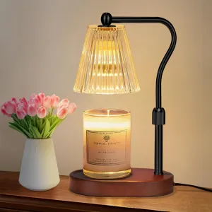 Candle Warmer Lamp with Dimmer 2 Bulbs, Candle Warmer with Timer Adjustable Height for Scented Wax Jar Candles, Gifts for Women Mom New Home, Christmas Gifts for Woemn Mothers Day, Birthday