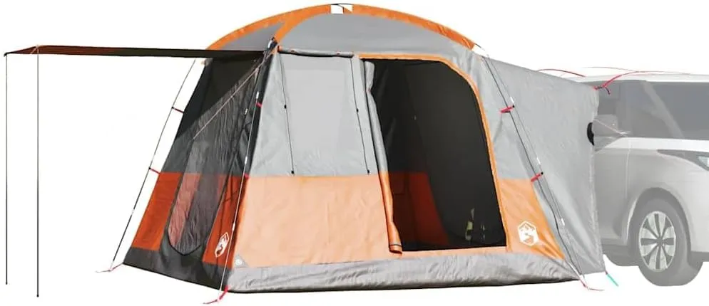 Car Tent 4-Person Grey and Orange Waterproof10,45KG