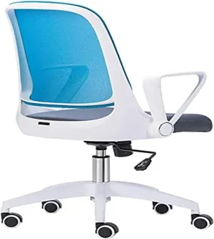 Chair Office Ergonomic Chair Rotating Handrail Small Space Dedicated Breathable Mesh Swivel Chair Bearing Weight (Color : Painted Butterfly)
