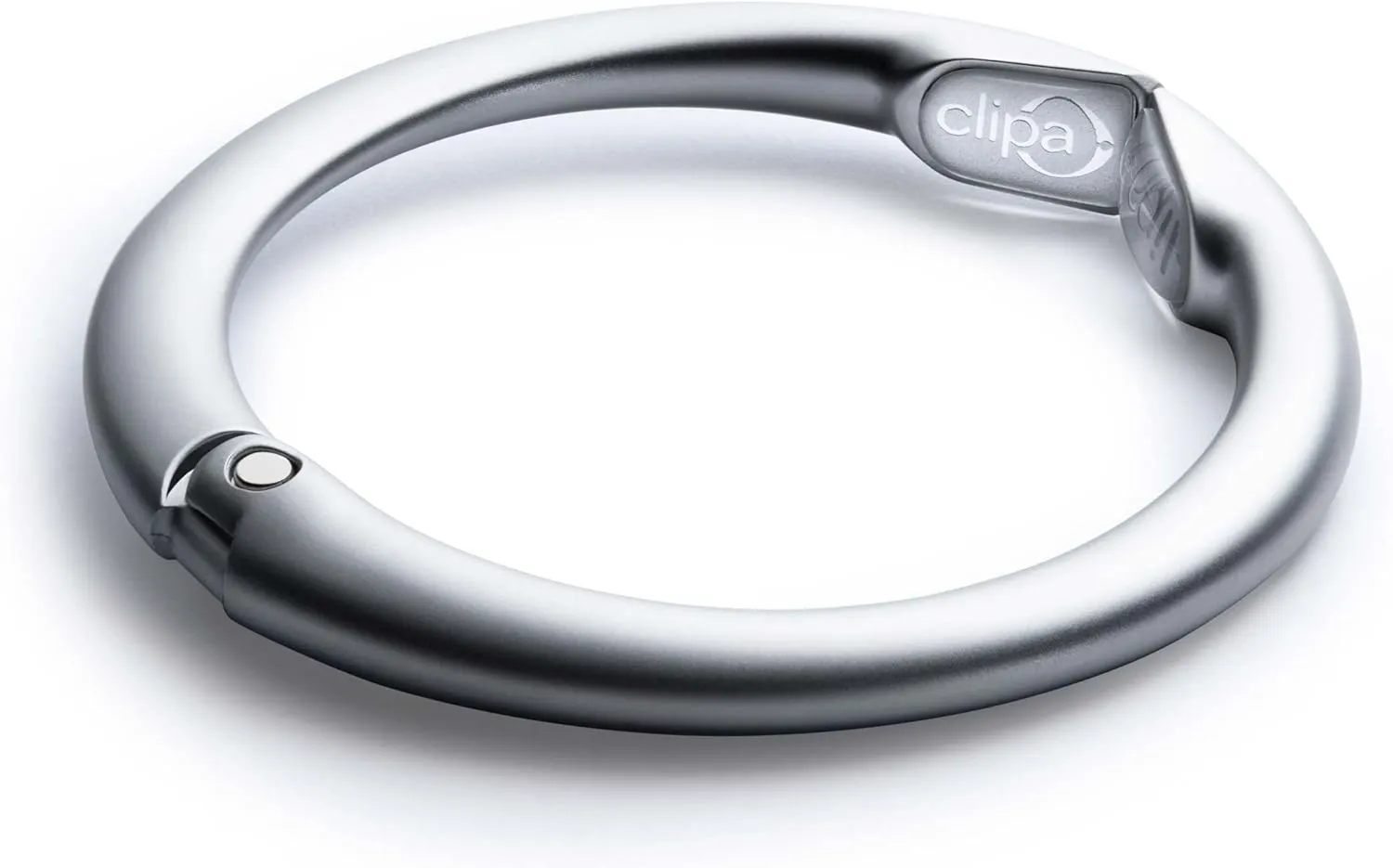 Clipa Bag Hanger - The Ring That Opens Into a Hook, Closes Automatically | Hangs Almost Anywhere in Just 1/2" of Space | Holds 33 lbs Yet Weighs Only 1.6 oz | 8 Styles | 3 yr Warranty