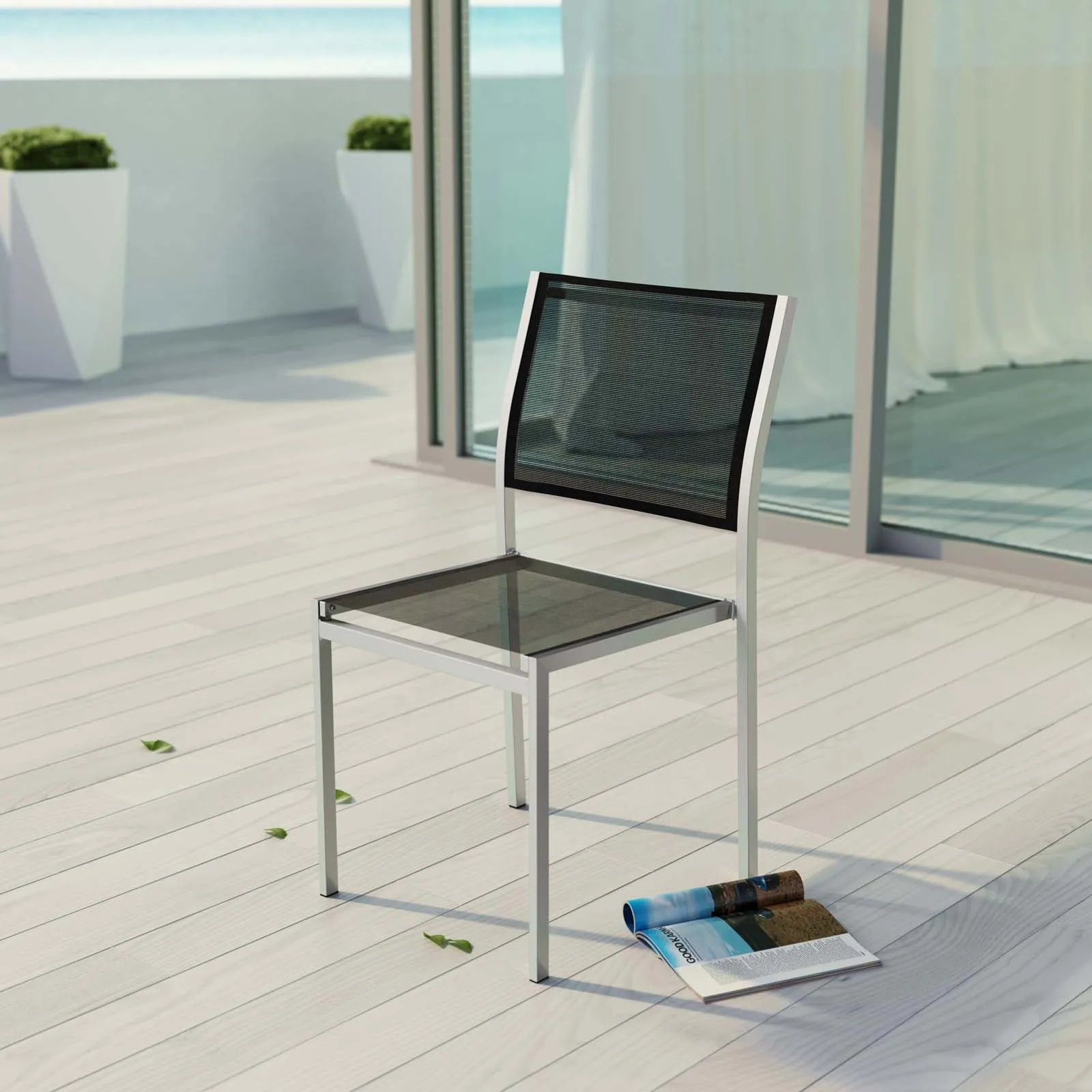 Coast Outdoor Patio Aluminum Side Chair