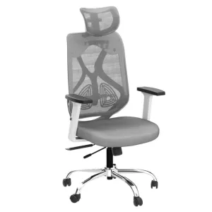 Comfortable High back Chair for Office & Home, Headrest, Armrest in Black