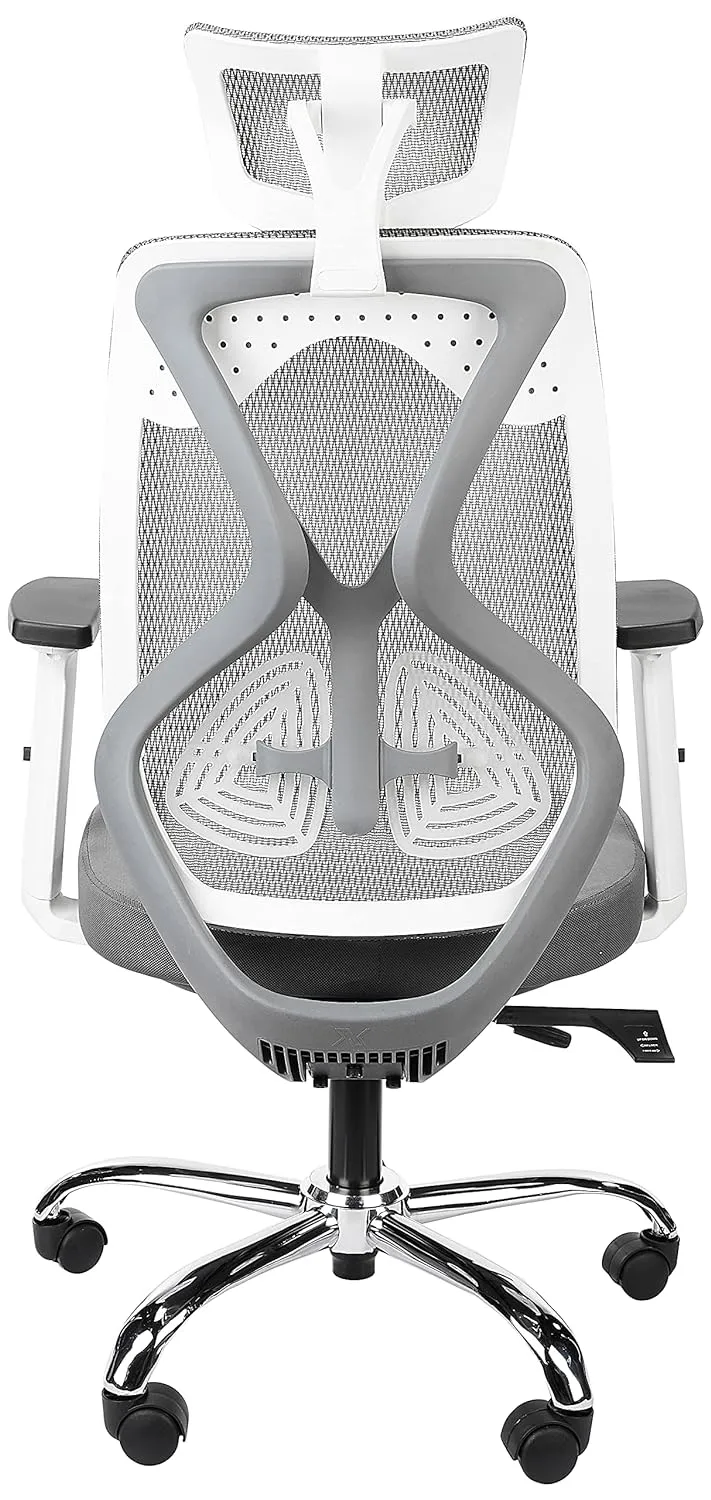 Comfortable High back Chair for Office & Home, Headrest, Armrest in Black