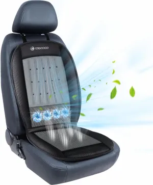 CooCoCo Cooling Car Seat Cover Front Seat, 12V Ventilated Comfortable Cooling Car Seat Cushion, 3D Stereoscopic Breathable Seat Cooling Pad, Cooling Seat for Car SUV Truck Universal Fit