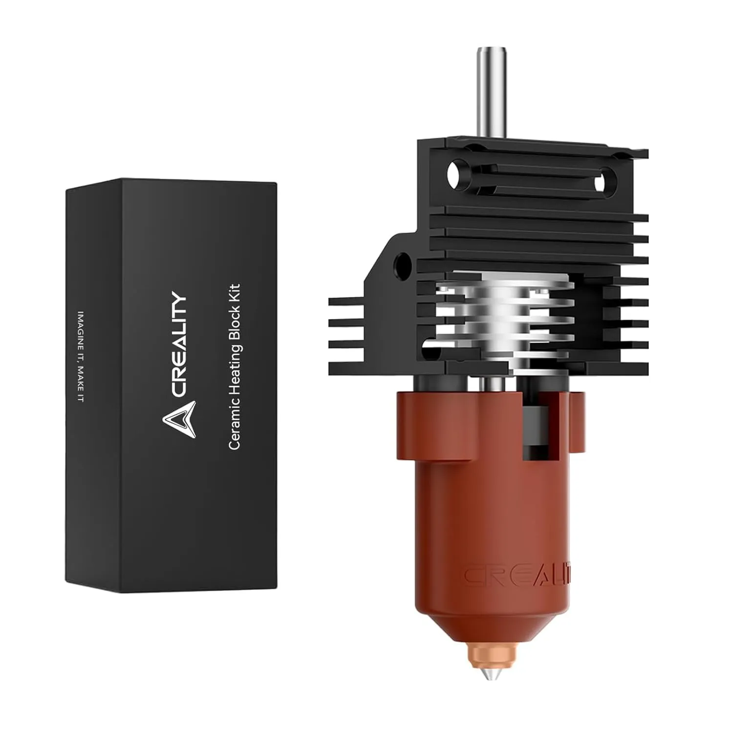 Creality Official K1C/K1 Max/K1 Upgrade Ceramic Heating Block Kit, with Quick-swap Nozzle Kit, Supports 300°C High Temperature and 600mm/s High-Speed Printing 60W Fast K1 Series Hotend Kit
