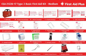 CSA Type 2 Basic First Aid Kit - Medium (26-50 Workers)