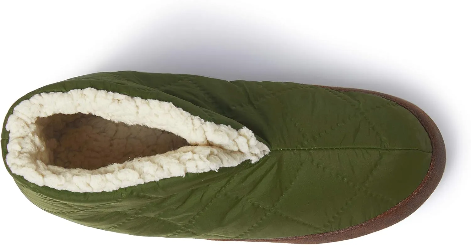 Dearfoams Men's Heritage Warm Up Bootie