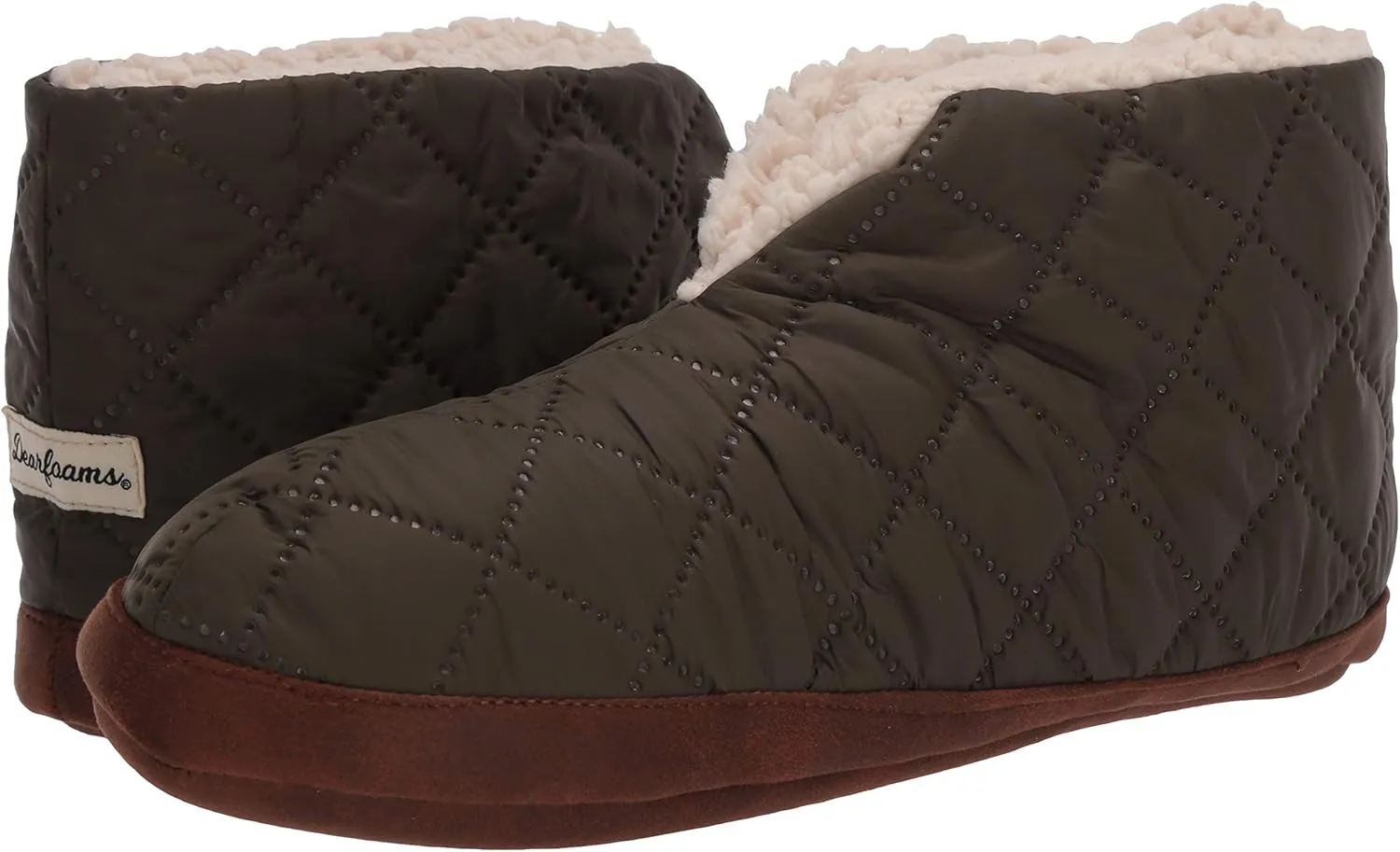 Dearfoams Men's Heritage Warm Up Bootie