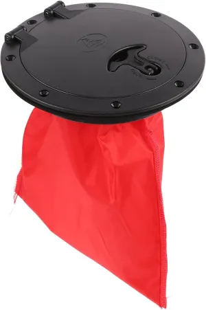 Deck Hatch Cover, 8in Black Round Kayak Deck Plate Hatch Cover Kit, Waterproof Storage Warehouse Compartment Cover for Marine Boat Kayak Canoe
