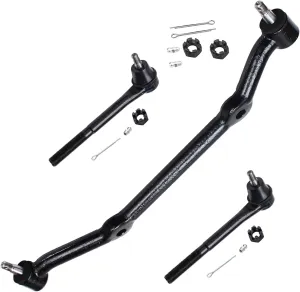 Detroit Axle - 2WD Front Center Link Tie Rods for Chevrolet Blazer S10 GMC Jimmy Sonoma Isuzu Hombre Center Link Inner Tie Rod Ends Replacement