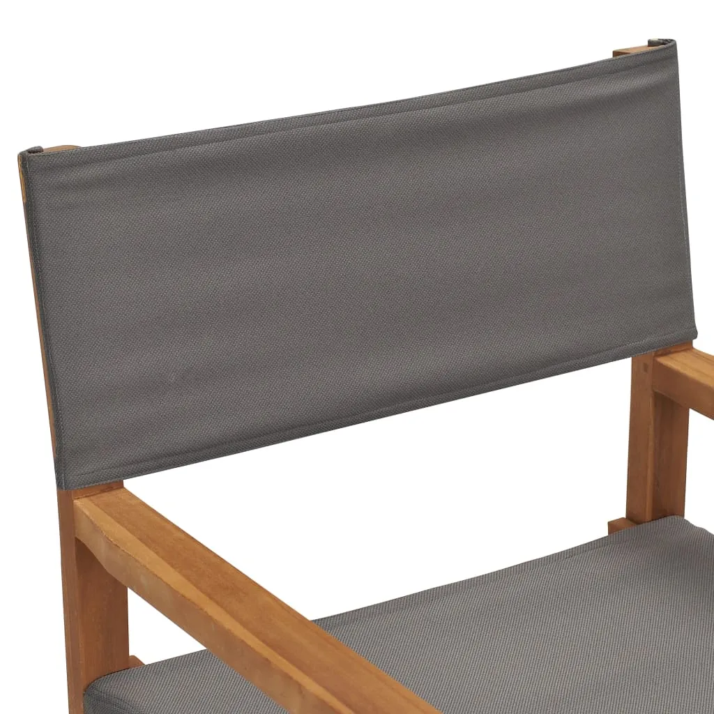 Director's Chair Outdoor Garden Foldable Camping Chair Solid Wood Teak