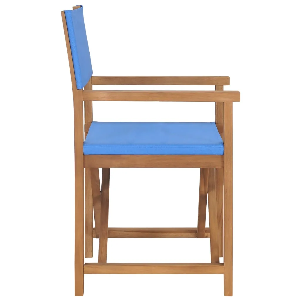 Director's Chair Outdoor Garden Foldable Camping Chair Solid Wood Teak