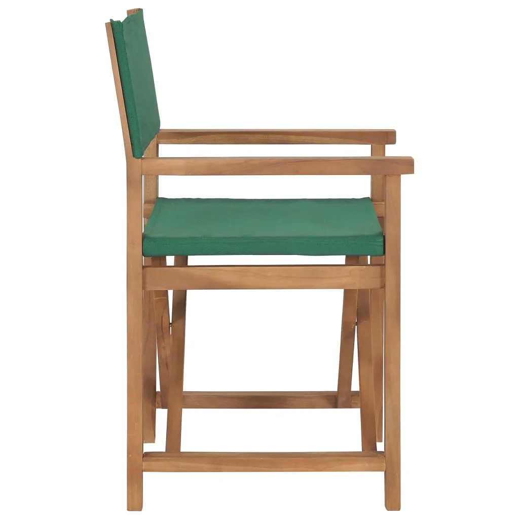 Director's Chair Outdoor Garden Foldable Camping Chair Solid Wood Teak