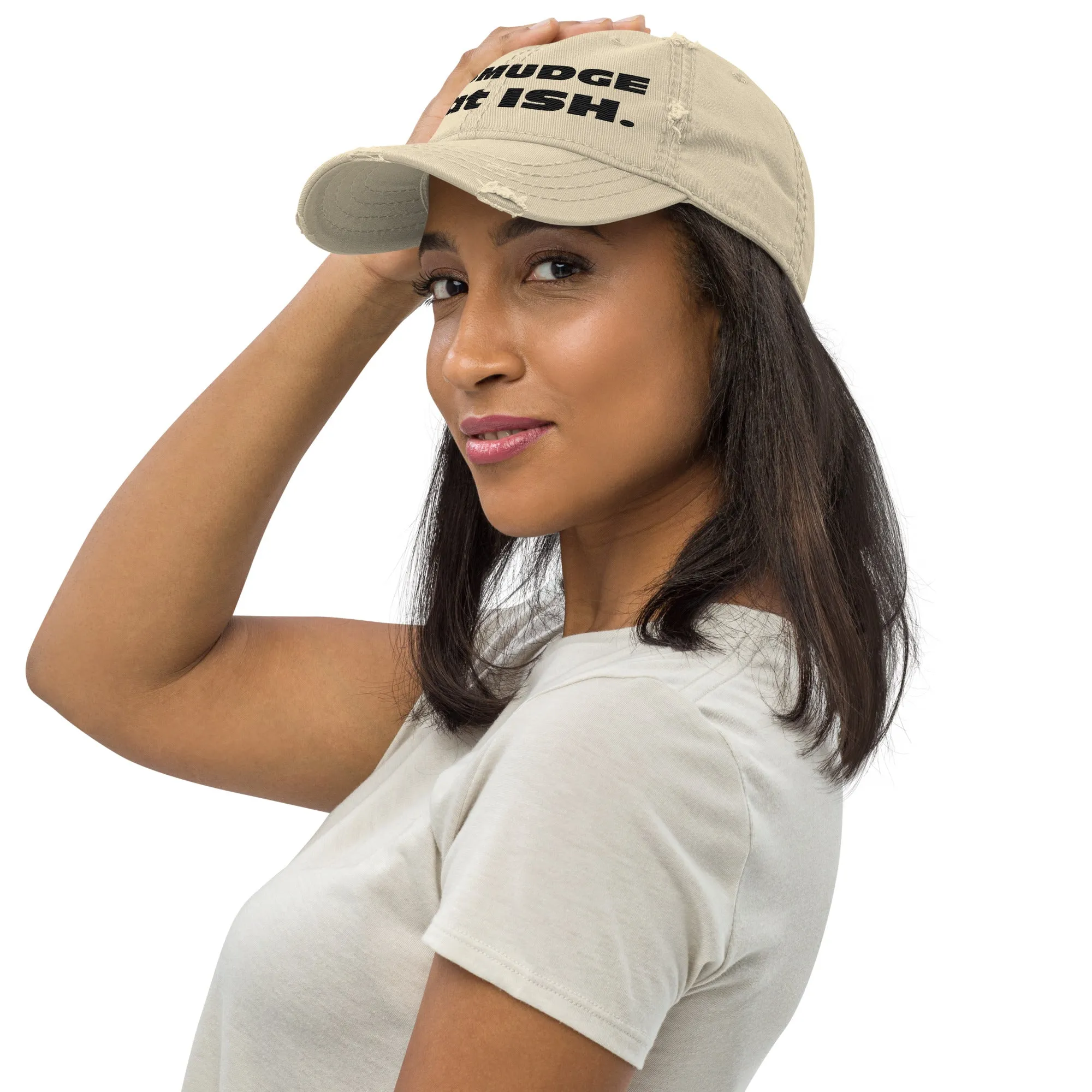 Distressed 2D SMUDGE HAT