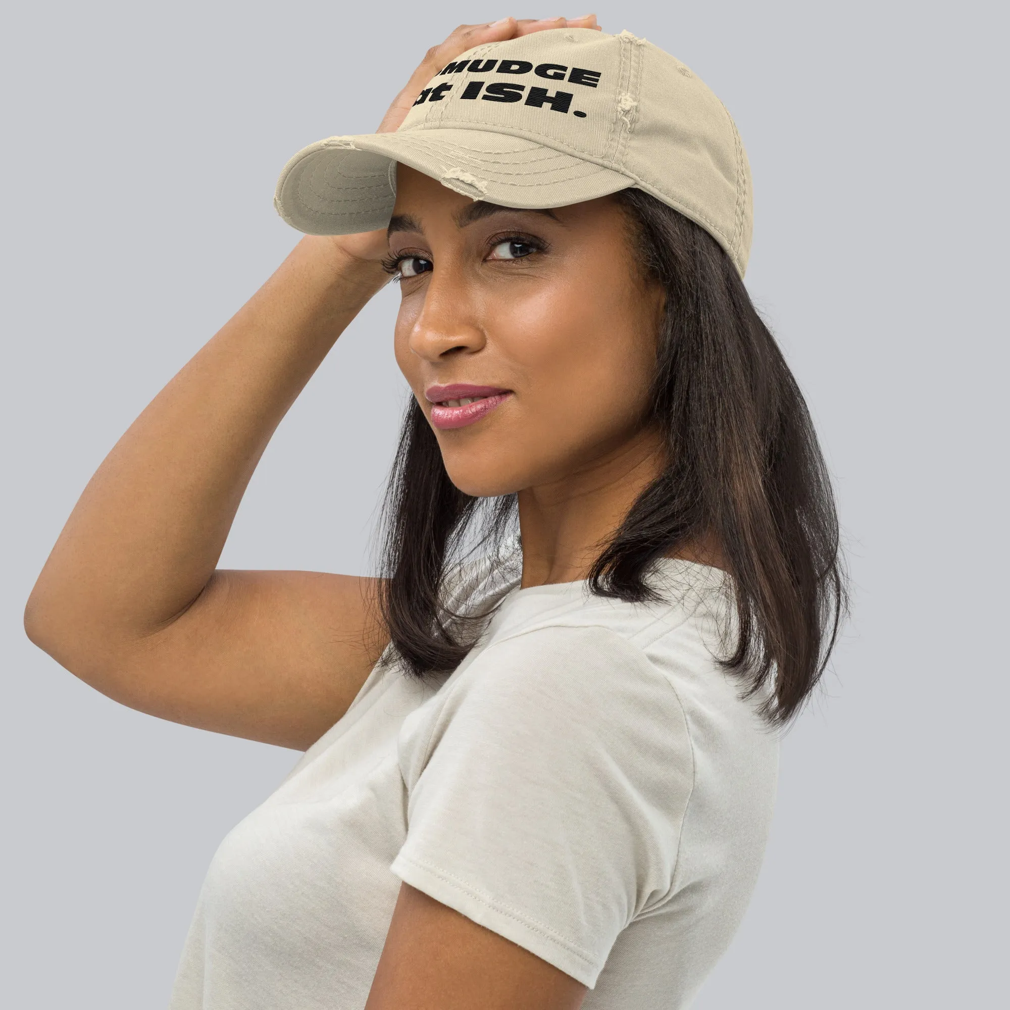 Distressed 2D SMUDGE HAT