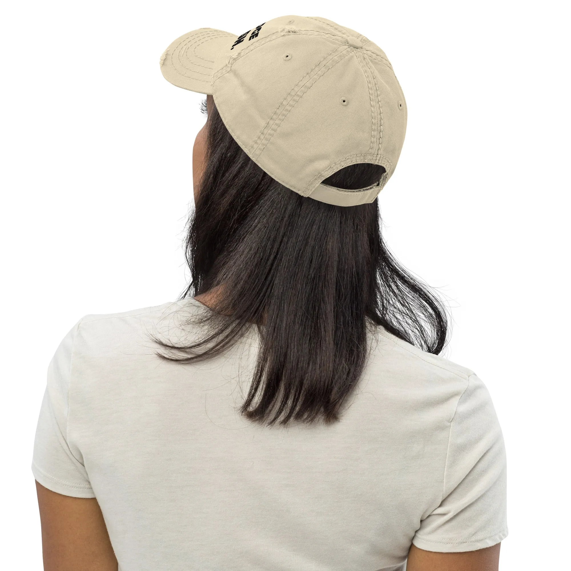 Distressed 2D SMUDGE HAT