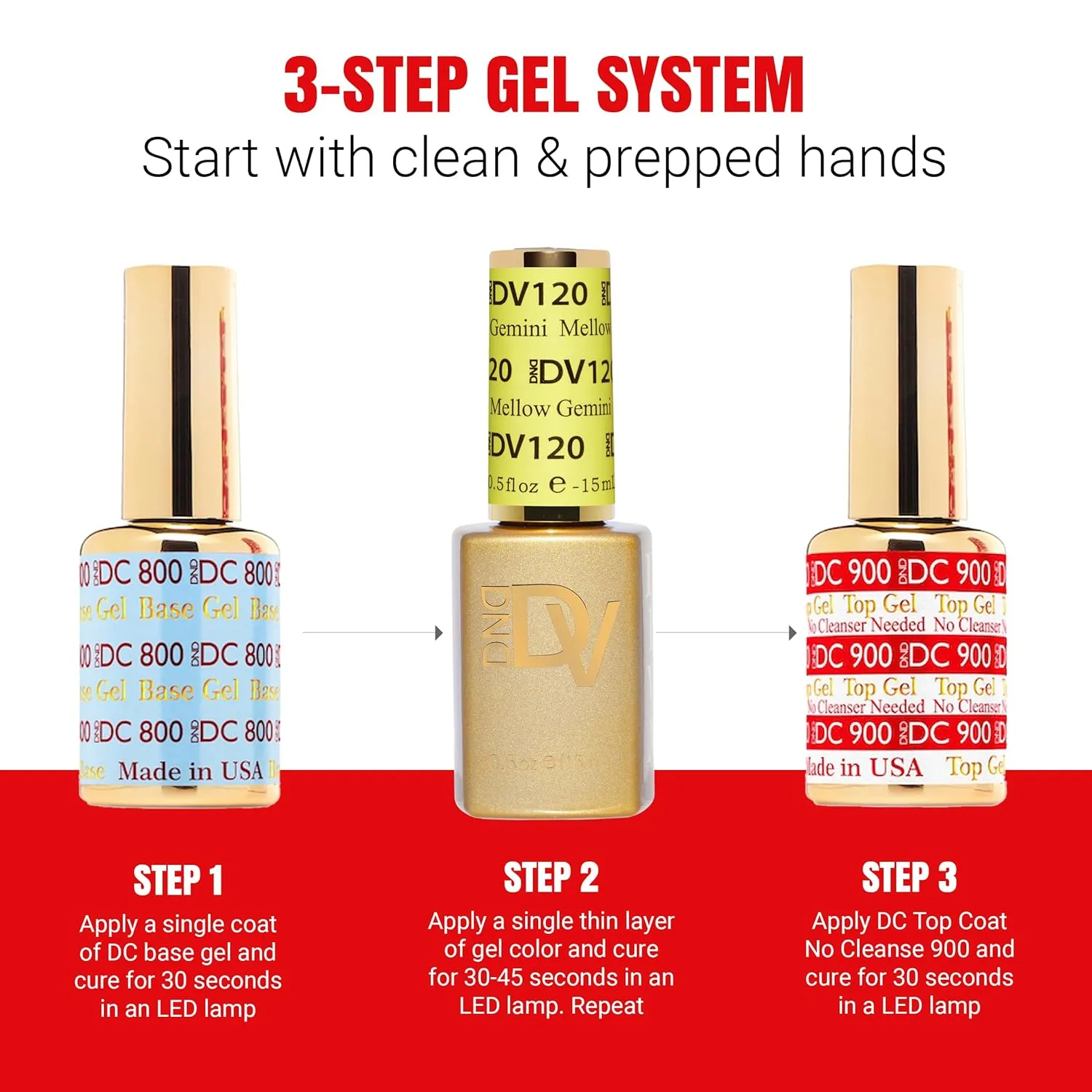 DND Diva Gel Polish Set, Soda Poppin Collection, UV/LED Gel Polish and Air Dry Nail Lacquer, Matching Chip-Free Polish Duo, 132 Mauve Token, 0.5 Fl Oz