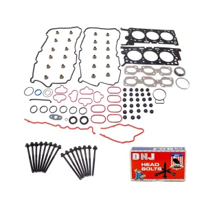DNJ HGB4100 Cylinder Head Gasket Set with Head Bolt Kit for 2006-2009 Ford Lincoln Mercury Fusion Milan Zephyr 3.0L V6 24V DOHC 2968cc