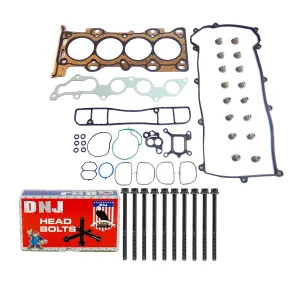 DNJ HGB446 Cylinder Head Gasket Set with Head Bolt Kit for 2001-2003 Ford Mazda B2300 Ranger 2.3L L4 16V DOHC 140cid