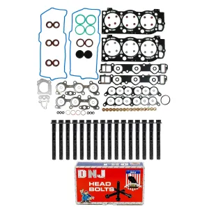 DNJ HGB965 Cylinder Head Gasket Set with Head Bolt Kit for 1995-2004 Toyota 4Runner, T100, Tacoma 3.4L V6 24V DOHC 3378cc
