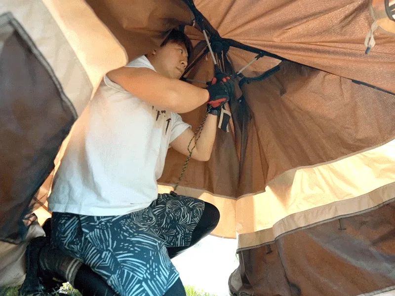 DoD Ouchi 4 person Tent - Blue grey