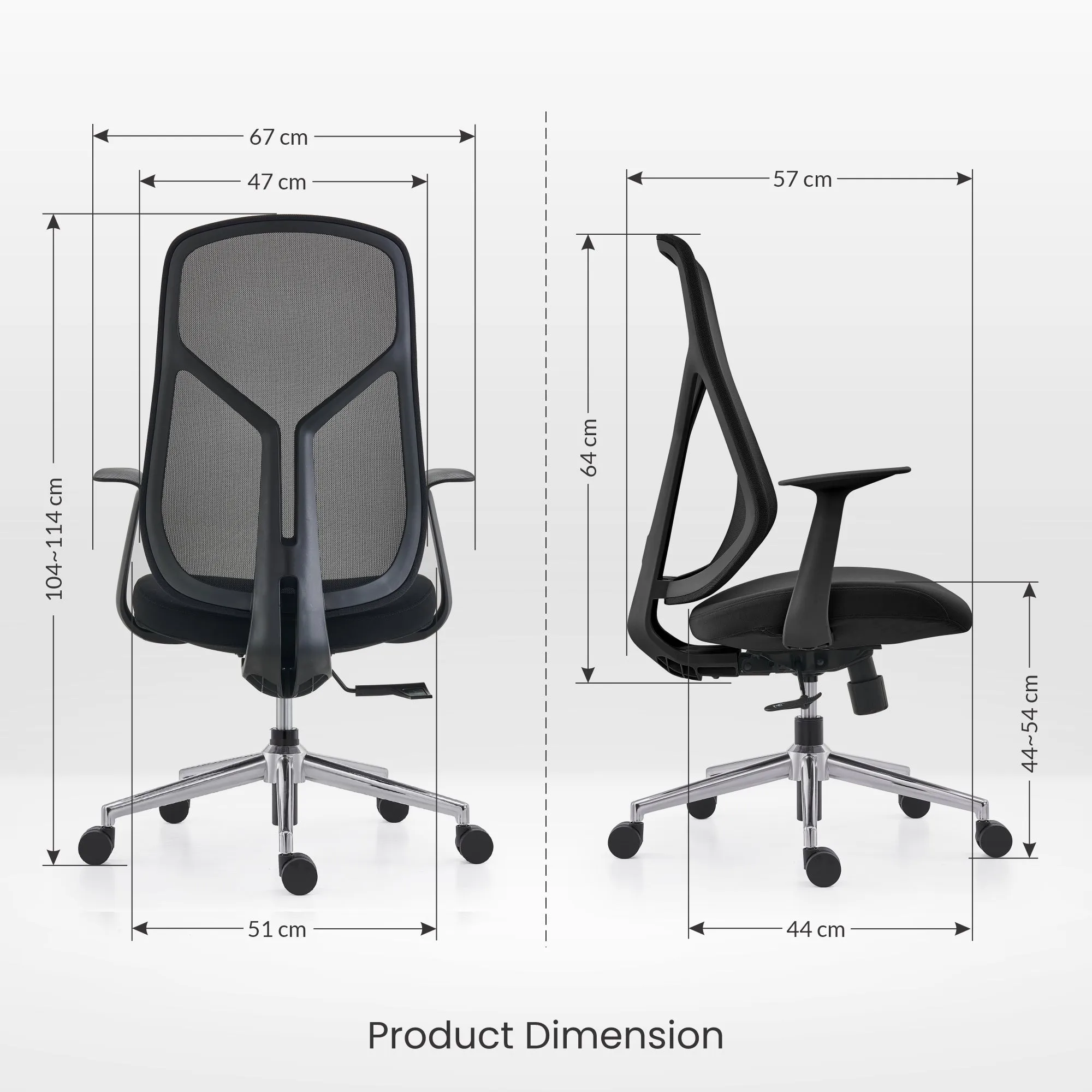 Donvale Ergonomic Chair: Work in Comfort and Style